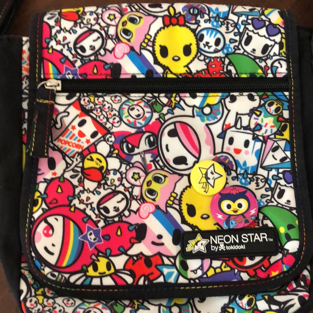 NEON STAR by TOKIDOKI Small Crossbody Messenger Bag